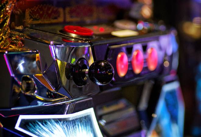 スロットマシーンの一部。